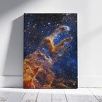 Pillars of Creation James Webb Space Telescope - Framed Canvas Wall Art Print | House Prints