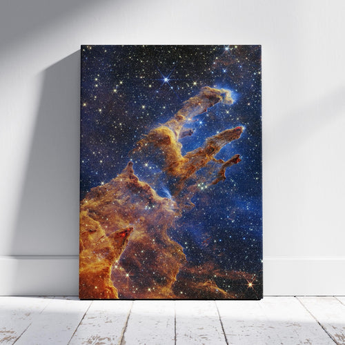 Pillars of Creation James Webb Space Telescope - Framed Canvas Wall Art Print | House Prints