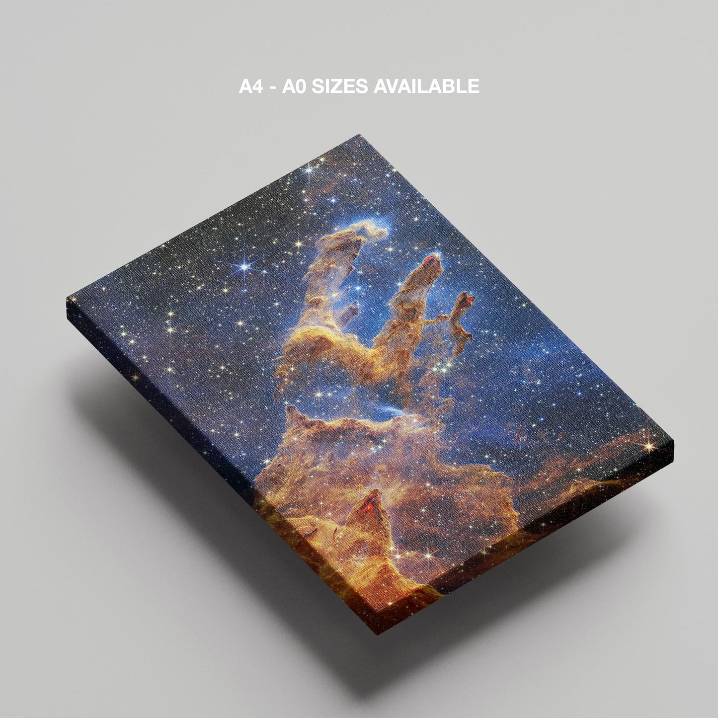 Pillars of Creation James Webb Space Telescope - Framed Canvas Wall Art Print - House Prints