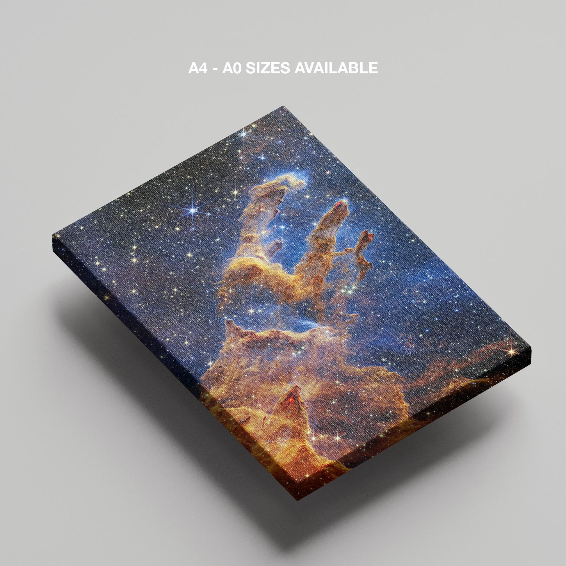 Pillars of Creation James Webb Space Telescope - Framed Canvas Wall Art Print - House Prints