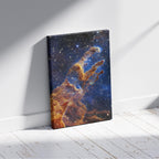 Pillars of Creation James Webb Space Telescope - Framed Canvas Wall Art Print | House Prints