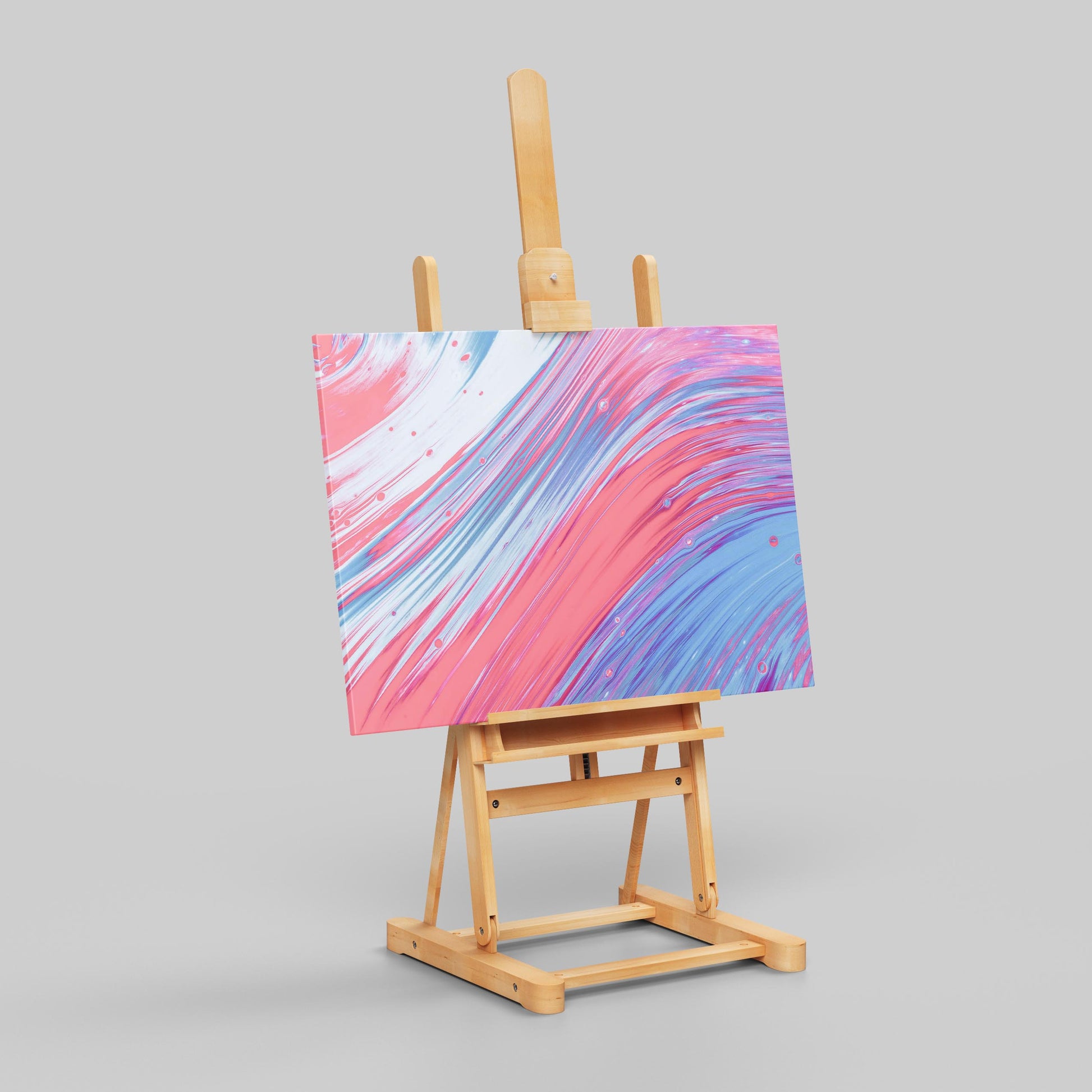 Whirlwind of Pastel Dreams - Framed Canvas Wall Art Print - House Prints