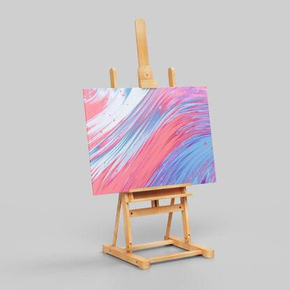 Whirlwind of Pastel Dreams - Framed Canvas Wall Art Print - House Prints