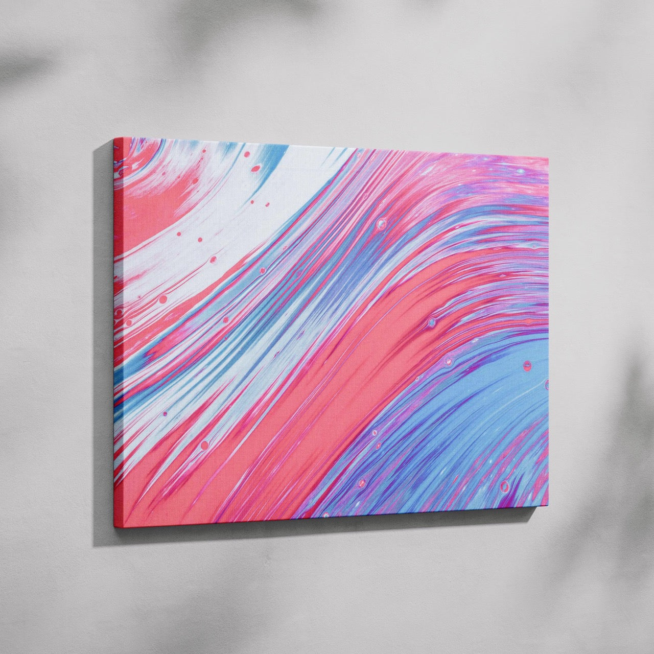 Whirlwind of Pastel Dreams - Framed Canvas Wall Art Print - House Prints
