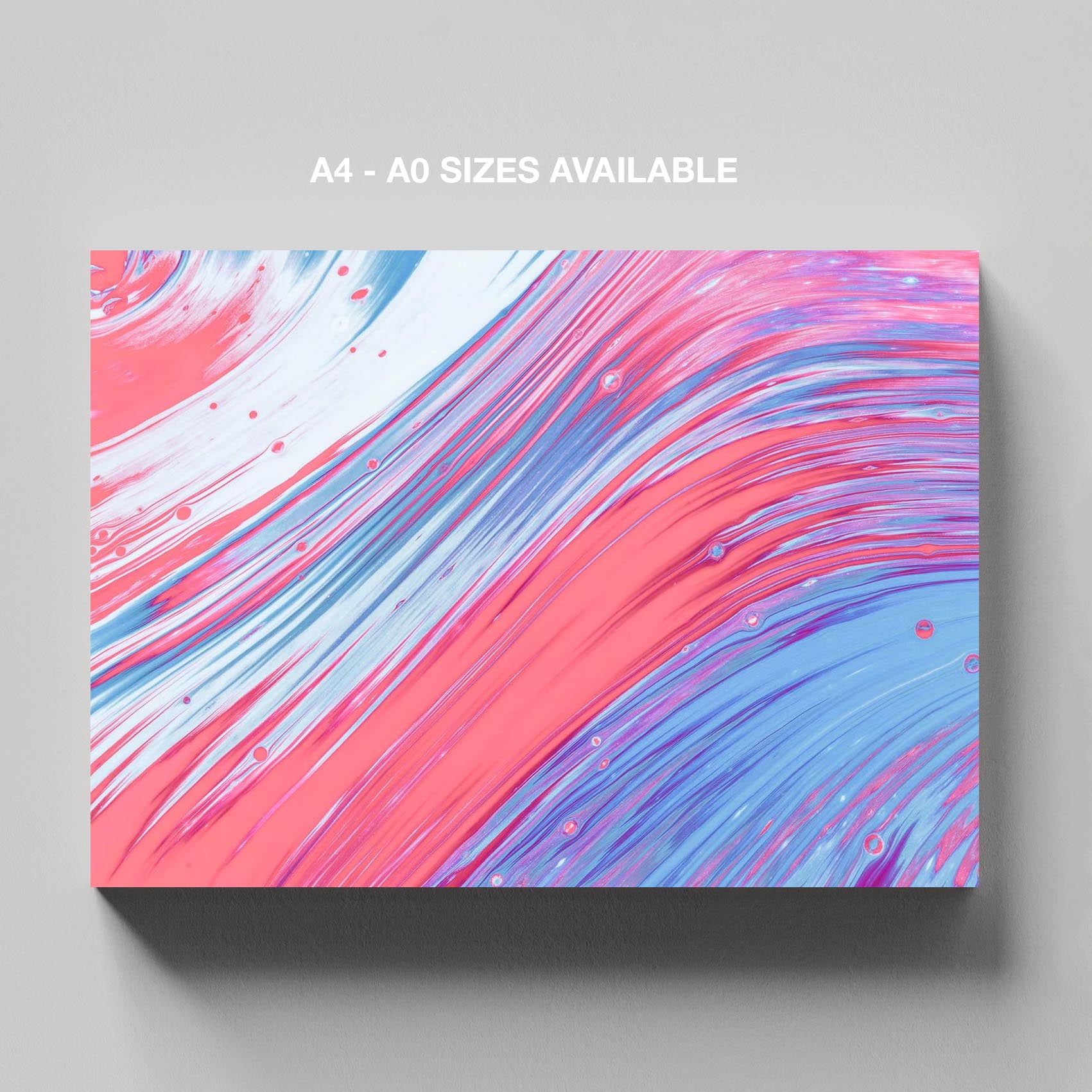 Whirlwind of Pastel Dreams - Framed Canvas Wall Art Print - House Prints