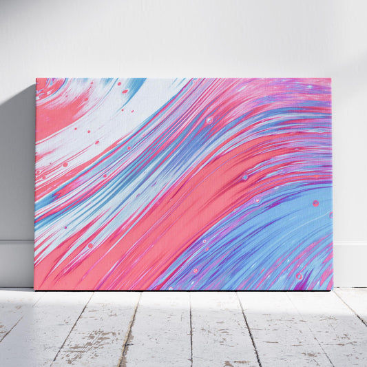 Whirlwind of Pastel Dreams - Framed Canvas Wall Art Print - House Prints