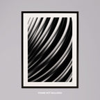 Monochrome Flow in Motion - Rolled Poster Wall Art Print | House Prints