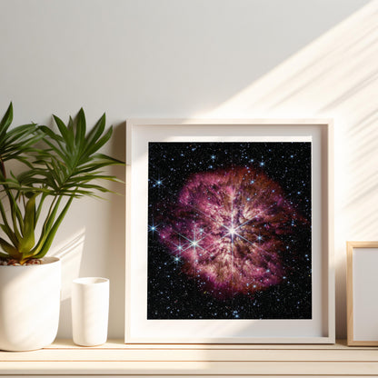 Wolf-Rayet Star - NASA James Webb Telescope - Rolled Poster Wall Art Print - House Prints