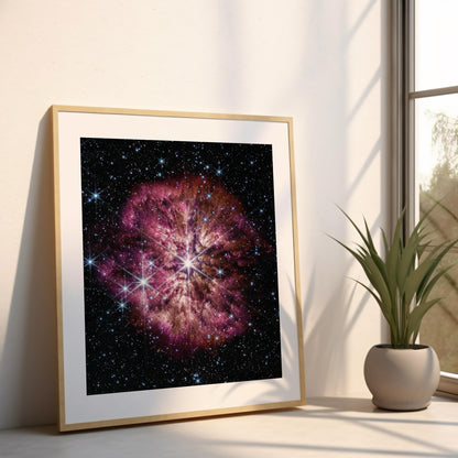 Wolf-Rayet Star - NASA James Webb Telescope - Rolled Poster Wall Art Print - House Prints