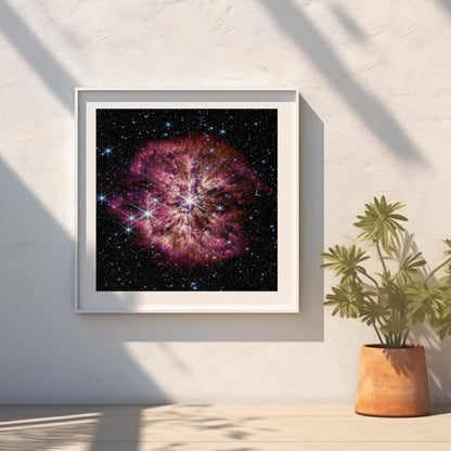 Wolf-Rayet Star - NASA James Webb Telescope - Rolled Poster Wall Art Print - House Prints