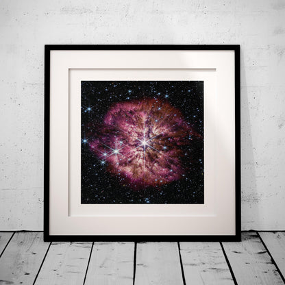 Wolf-Rayet Star - NASA James Webb Telescope - Rolled Poster Wall Art Print - House Prints