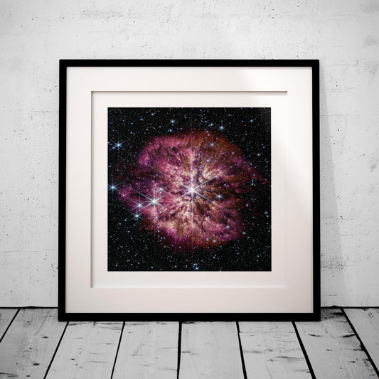 Wolf-Rayet Star - NASA James Webb Telescope - Rolled Poster Wall Art Print - House Prints