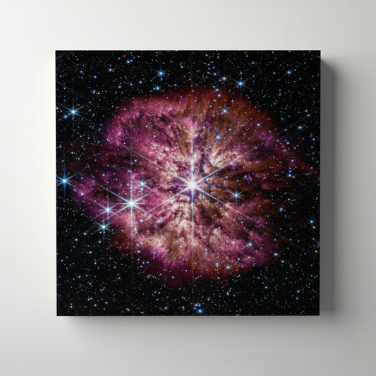 Wolf-Rayet Star - NASA James Webb Telescope - Framed Canvas Wall Art Print - House Prints