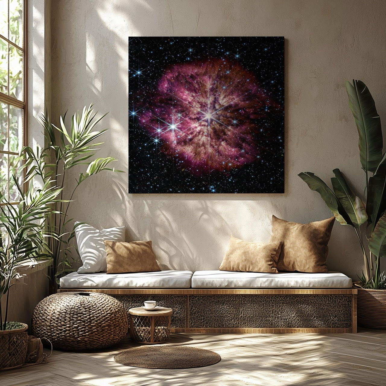 Wolf-Rayet Star - NASA James Webb Telescope - Framed Canvas Wall Art Print - House Prints